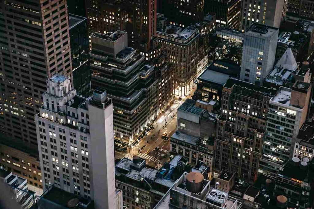 Rooftop view of the Toronto City