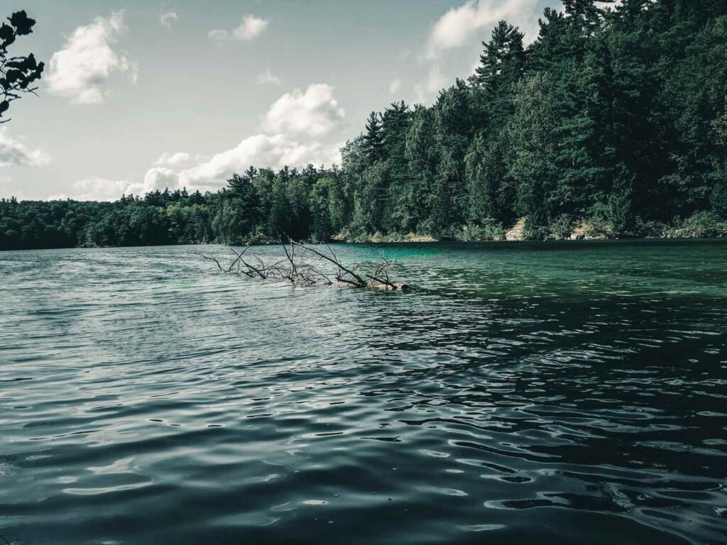 View of Pink Lake in Gatineau Park