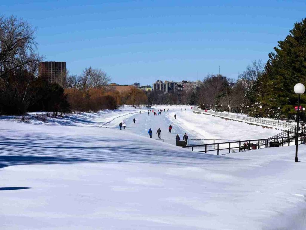 Rideau Canal in winter